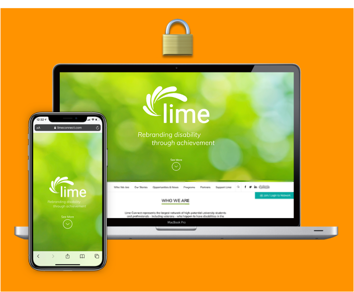 Lime Connect accessibility and disability rebranding